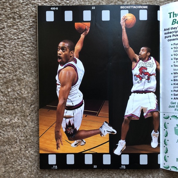 VINCE CARTER & KOBE BRYANT BECKETT BASKETBALL SPORTS CARD PRICE GUIDE OCT 1999 - Picture 4 of 10
